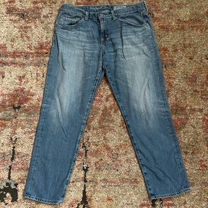 AG Adriano Goldschmied Ag-ed denim "ex boyfriend slim" light wash jeans